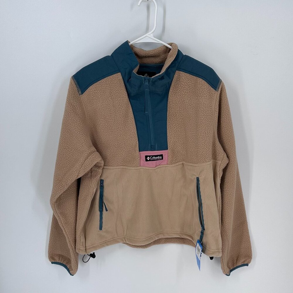 Columbia Tan and Teal Women's Jacket